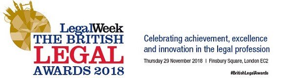 Legal Week’s British Legal Awards 2018 logo